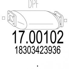 DPF Filter (M57N,M57N2) 18307792041 MTS 17.00102 