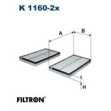 Kabínový filter 2x FILTRON BMW E60/E63 64319171858