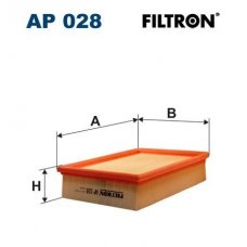Vzduchový filter FILTRON (M50,M52,M54,M43) 13721730946